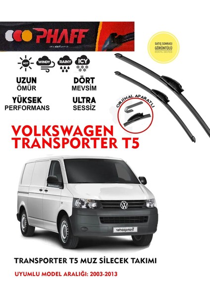 Volkswagen Transporter T5 Silgeç Silecek Takımı 2007 Model Araca Özel Aparat
