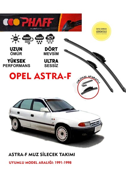 Opel Astra F Silecek 1998 Model Araca Özel Aparat