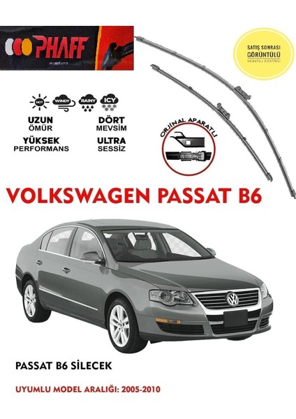 Volkswagen Passat Muz Silecek Takımı 2008 Model Araca Özel Aparat