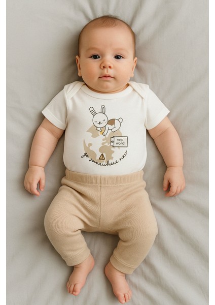 Yenidoğan Bebek Zıbın Pijama Set