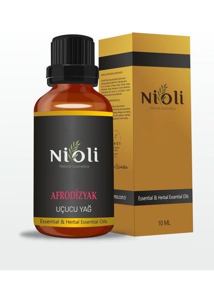 Afrodizyak Esansiyel Uçucu Yağ Buhurdanlık Yağı Aromaterapi Yağı 10 ml
