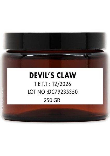 Devıl's Claw (Şeytan Pençesi Ekstraktı) % 100 Doğal 250 Gr.