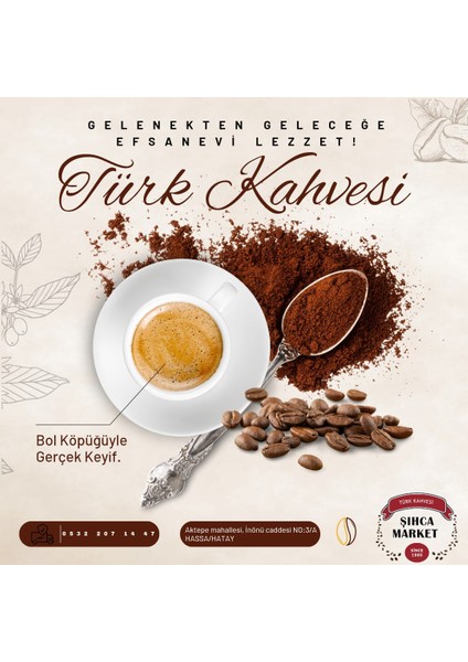 Az kavrulmuş türk kahvesi 250 Gr fiyatları