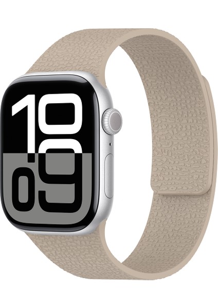Apple Watch Ultra 49MM Uyumlu KRD-136 Kabartma Desenli Silikon Kordon