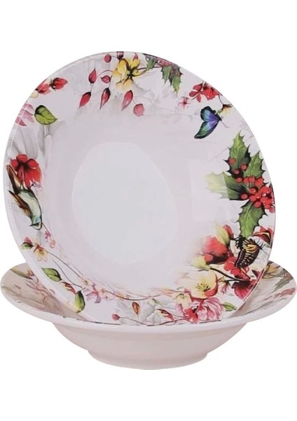 Dijital Baskılı 2'li Makarna Tabağı 26 cm