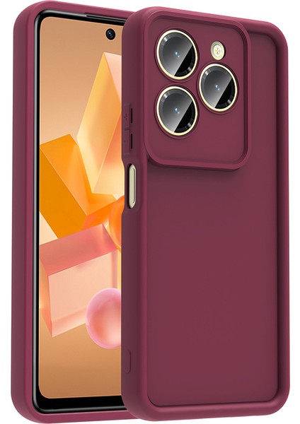 Infinix Hot 40 Uyumlu Kılıf Kamera Korumalı Zore Ananas Kapak