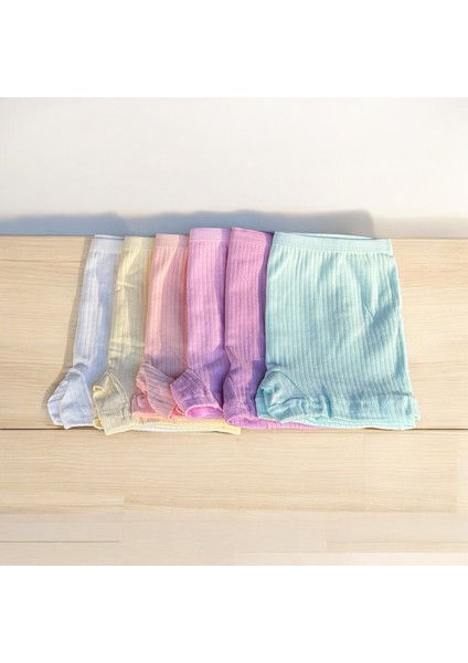 6'lıpastel Renk Fitilli Kız Çocuk Boxer (6'lı Lastik Hediye) Tutku Dondeza Yetkili Satıcı fiyatları