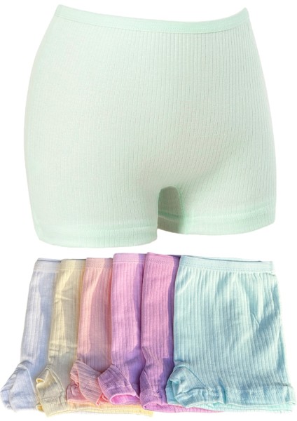 6'lıpastel Renk Fitilli Kız Çocuk Boxer (6'lı Lastik Hediye) Tutku Dondeza Yetkili Satıcı fırsatları