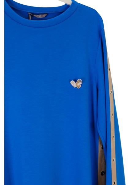 1374 Gizemli Kuşgözlü Garnili Elbise modelleri