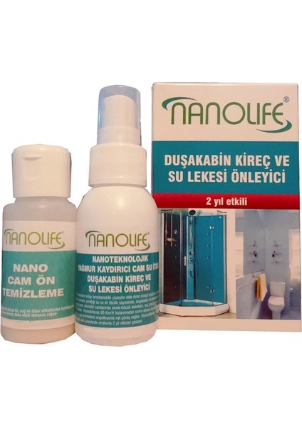 Nanoteknolojik Duşakabin Su Kaydırıcı 2 Yıl Etkili