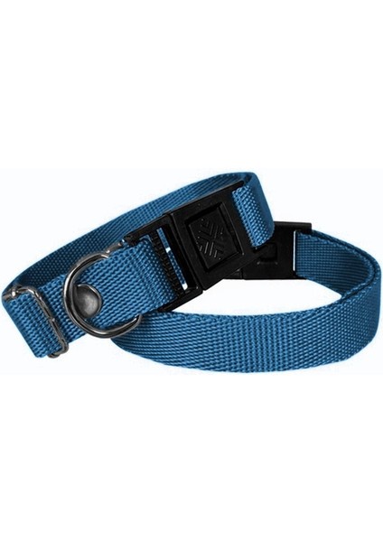Köpek Tasması Dokuma 2 cm - Min: 30 cm - Max: 50 cm Mavi