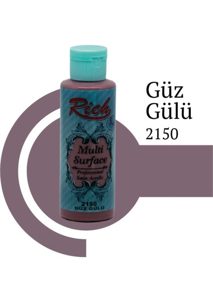 Rich Multi Surface 2150 Güz Gülü Akrilik Boya 120 cc