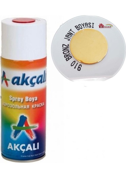 Akçalı Sprey Boya 400 ml 910 Bronz Jant