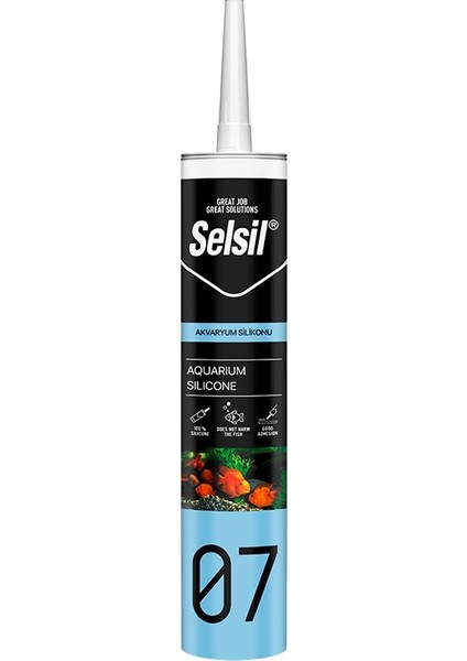 Selsil 05 Mutfak ve Banyo Silikonu Şeffaf 280ML (4767) - Lisinya