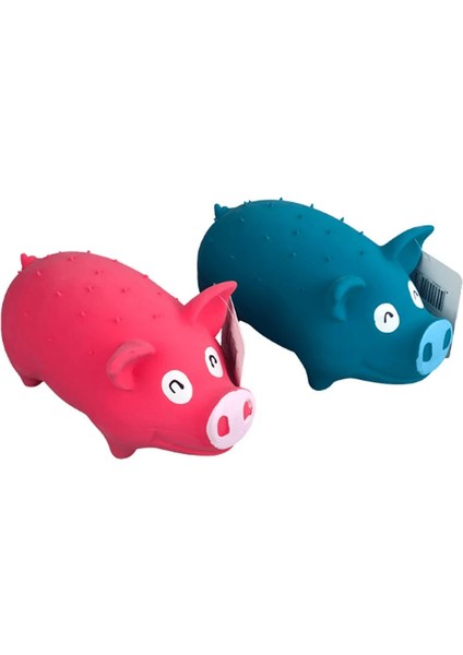 Latex Domuz Köpek Oyuncağı Sesli 21CM x 10 cm 1 Adet