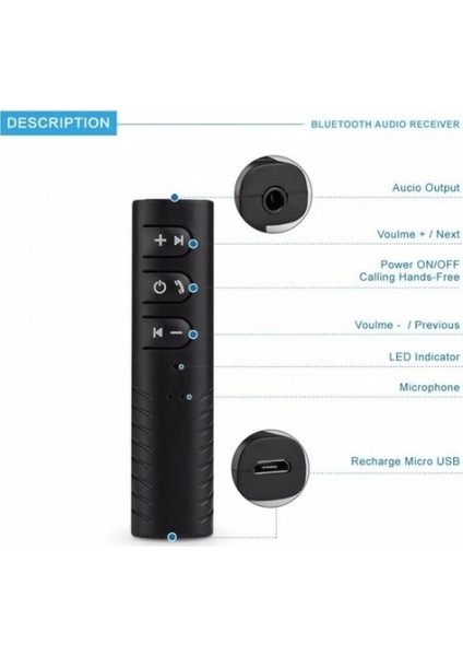 Car Bluetooth Music Driver Araç Aux Hands-Free Mp3 Bağlantı Kiti ( Lisinya ) fiyatları