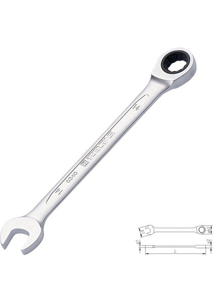 Izeltaş 0340 Cırcır Kombine Anahtar 21 mm