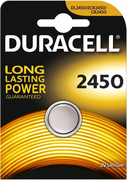 Duracell Yuvarlak Düğme Pil 2450 3 Volt