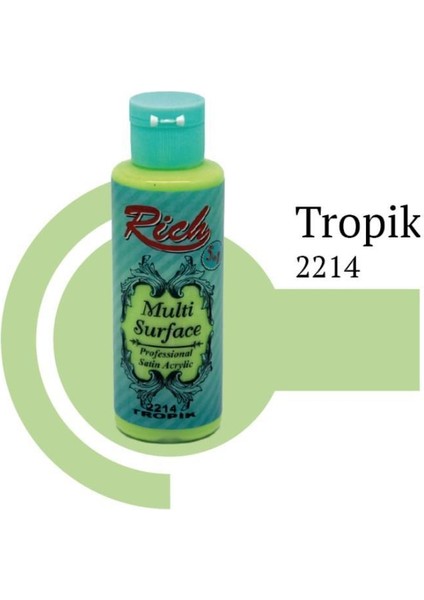Rich Multi Surface 2214 Tropik Akrilik Boya 120 cc