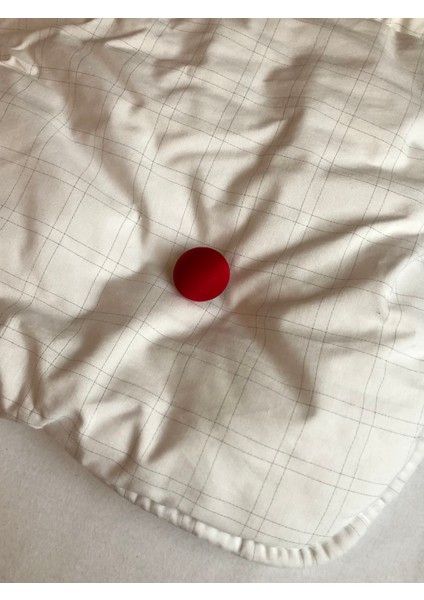 Mantar Şekilli Yorgan, Nevresim Sabitleme Klipsi Kırmızı Renk