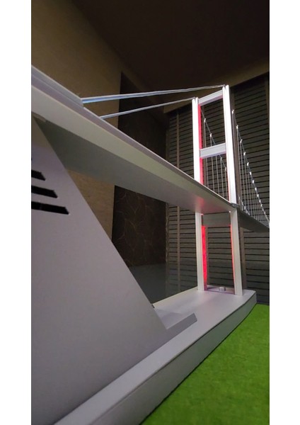 3D Dahili LED Aydınlatmalı Boğaz Köprüsü Modülü-Kısa Model