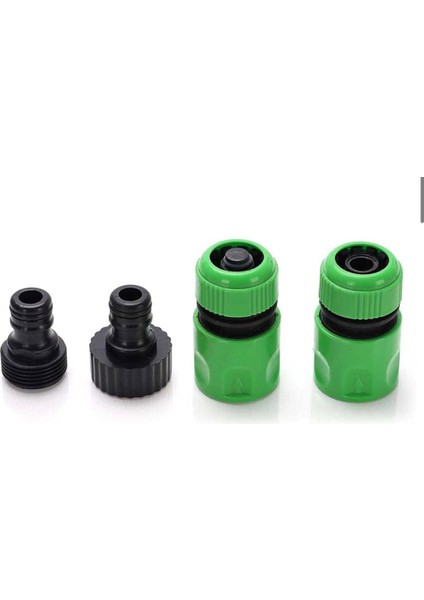 4 Parça Bahçe Su Hortumu Bağlantı Aparatı 1/2" + 2 fırsatları