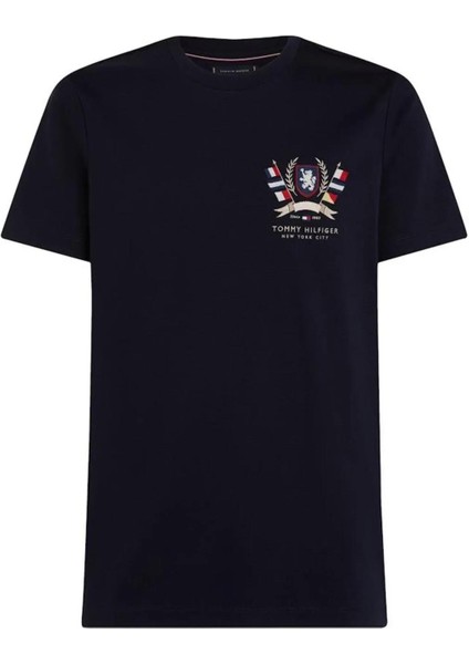 Tomyy Hilfiger Crest Erkek T-Shirt MW0MW39970 modelleri