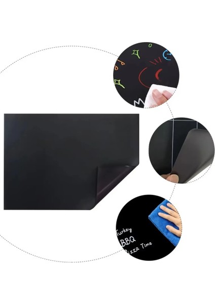 Buzdolabı Mıknatısı 1 Adet 25 x 30 Çocuk Kara Tahta Manyetik Yazı Tahtası Planlayıcısı Mesaj Panosu fırsatları