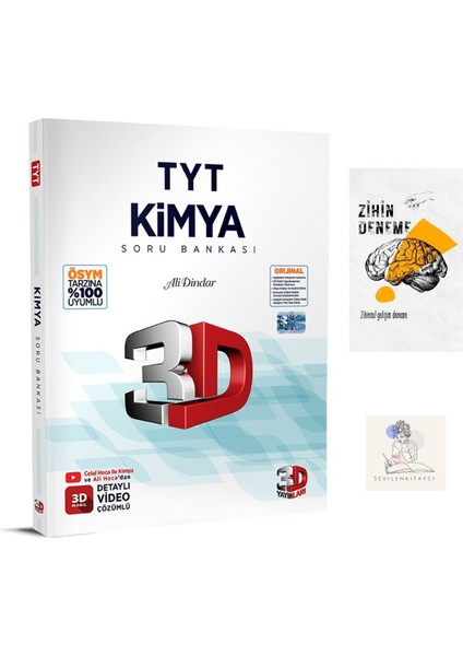 3D Tyt Kimya Soru Bankası+Zihin DENEME-SSSK131