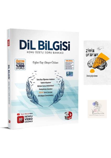 3D Dil Bilgisi Soru Bankası+Zihin DENEME-SSSK13
