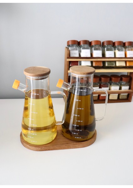 Akasya Yağdanlık Akasya Standlı Akasya Kapaklı Set 900ML fırsatları