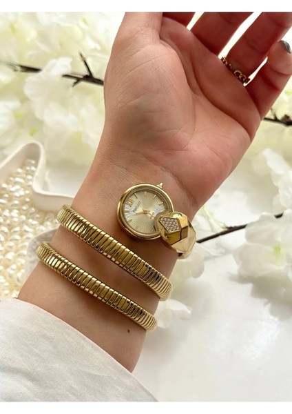 Yılan Sarmal Kordon Trend Model Çelik Kadın Kol Saati fiyatları