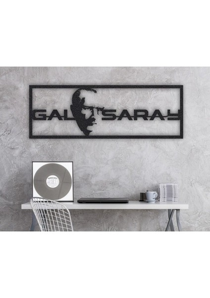 Galatasaray Tablosu Lazer Kesim Metal Duvar Dekor