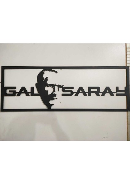 Galatasaray Tablosu Lazer Kesim Metal Duvar Dekor