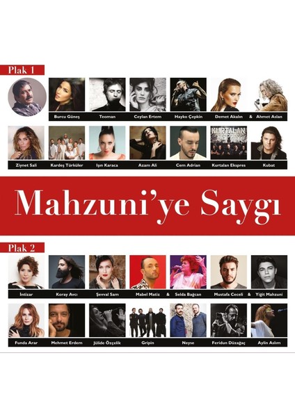 Mahzuni’ye Saygı (2 Plak)