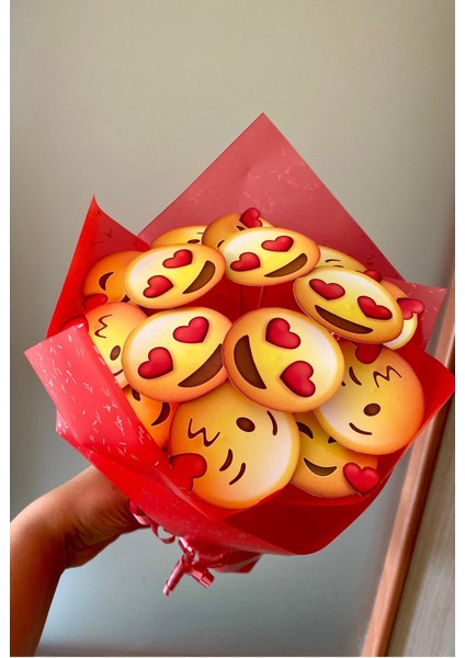 Emoji Buketi Sevgiliye Arkadaşa Anneye Babaya Hediye fiyatları