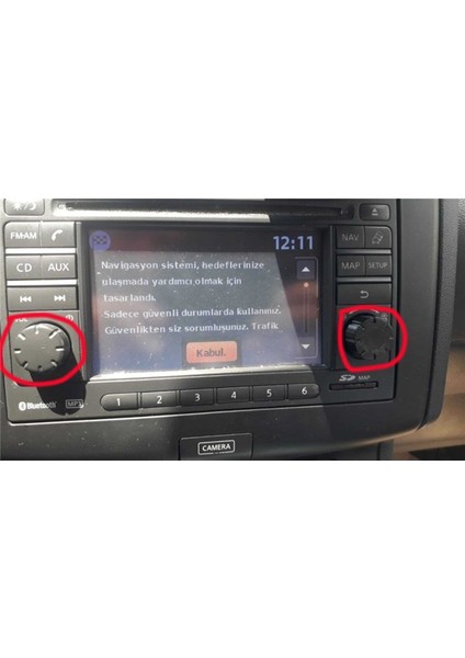 Nissan Qashqai Multimedya Ses Ayar Düğmesi