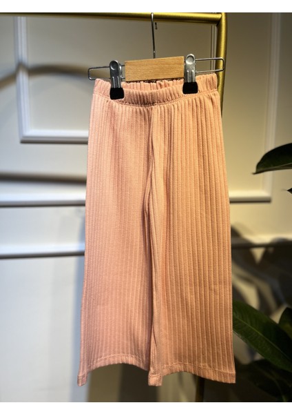 Çiçek Nakış Yakalı Gül Kurusu Kız Çocuk Alt-Üst Takım modelleri