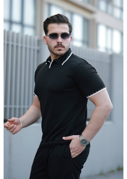 Hemşire Yaka Polyemid Triko Tshirt