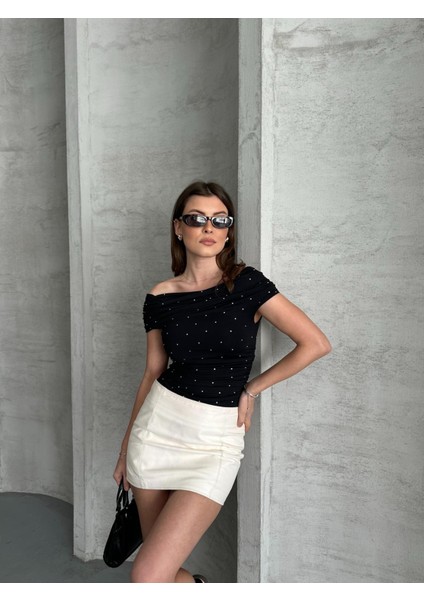 Kadın Taşlı Sandy Bluz modelleri