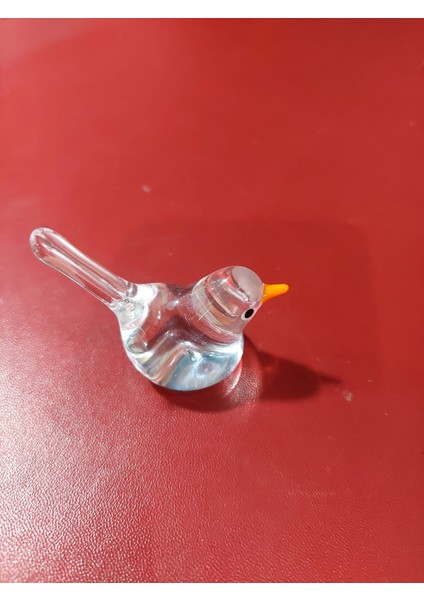Minyatür Cam Kuş Dekoratif Heykelcik Mini Ev Bahçe Dekor El Yapım Aksesuar Güzel Hayvan 1 Adet