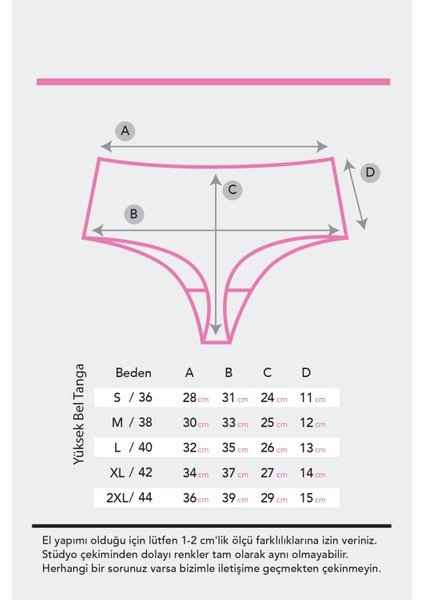 Kadın Tanga, Yüksek Bel Tanga, String Tanga Koyu Soft Pamuklu Esnek