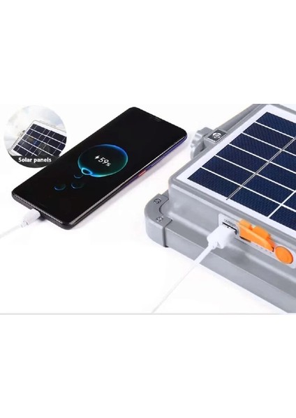 ZT-4698 200W 6400K Taşınabilir Şarjlı Solar LED Projektör fiyatları
