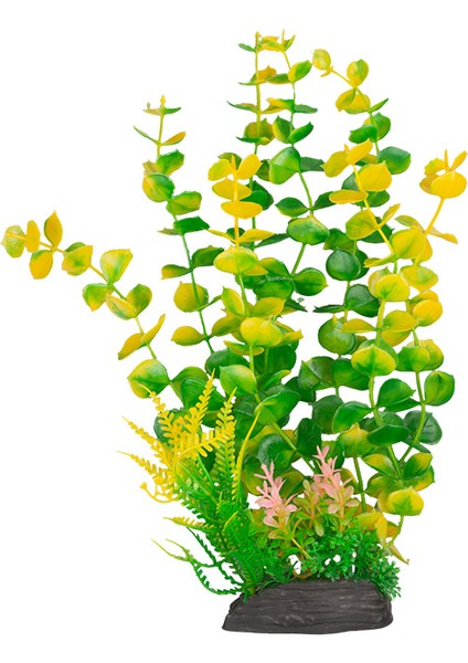Plastik Bitki 28CM C-1159 Tekli Akvaryum Dekoru
