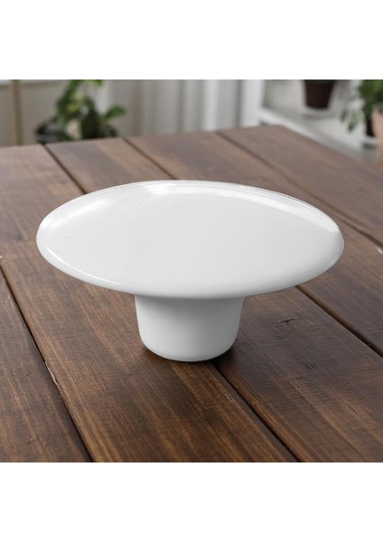 Plastik Kulp Beyaz Bombeli Düğme Mobilya Mutfak Dolap Dolabı Tek Vidalı Çekmece Kulbu Kulpları