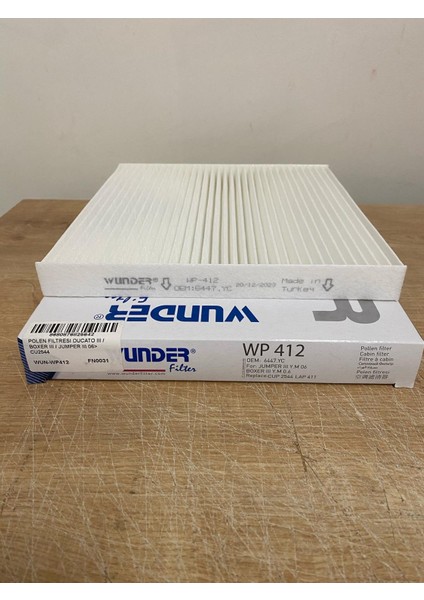 Wunder WP412 Polen Filtresi Ducato (3) / Boxer (3) / Jumper (3)