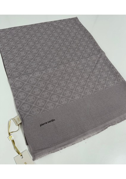 Elegans Monogram Şal-75 x 190-090700-991 Leylak