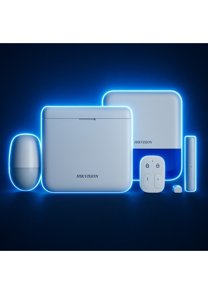 DS-PWA64-KIT-WE Ax Pro Kablosuz Alarm Seti Siren Dahil