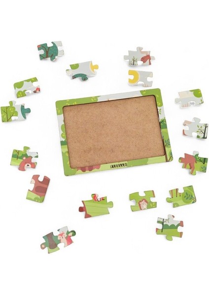 Hayvanlar Alemi 11 - 16 Parça Eğitici Öğretici Ahşap Çocuk Puzzle Yapboz Bebek Çocuk Oyuncak fiyatları