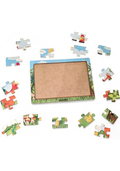 Tavuk ve Ailesi 16 Parça Eğitici Öğretici Ahşap Çocuk Puzzle Yapboz Bebek Çocuk Oyuncak fiyatları